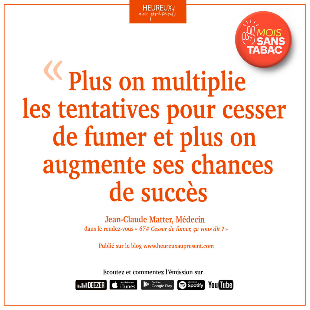 Plus on multiplie les tentatives pour cesser de fumer et plus on augmente ses chances de succès