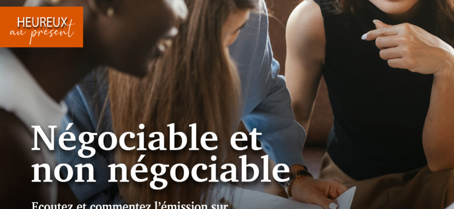 négociable et non négociable