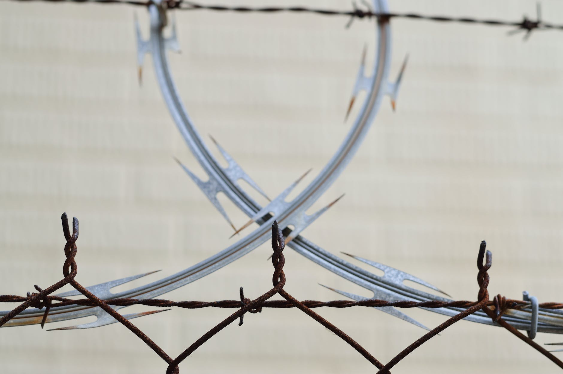 brown barbwire